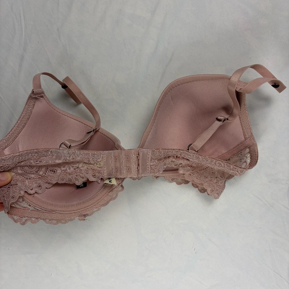 Lucky Brand Women's Lace Bra Muted Nude Pink Size 34C NWOT‎ - Picture 5 of 8